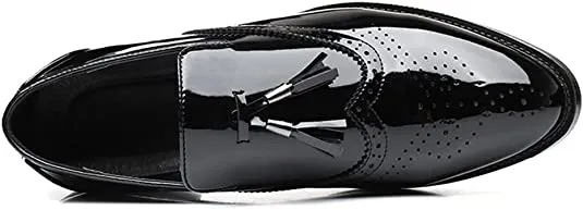 Men's Wingtip Tassel Loafers