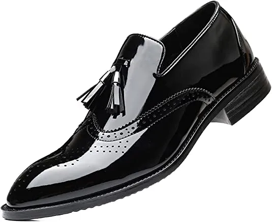 Men's Wingtip Tassel Loafers