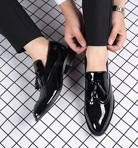 Men's Wingtip Tassel Loafers