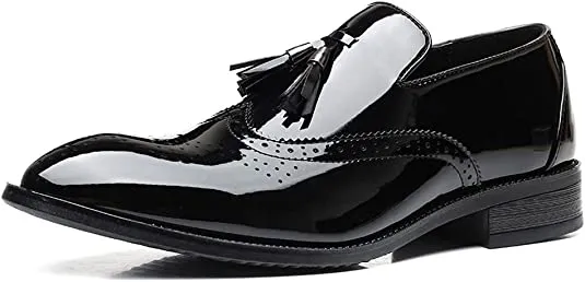 Men's Wingtip Tassel Loafers