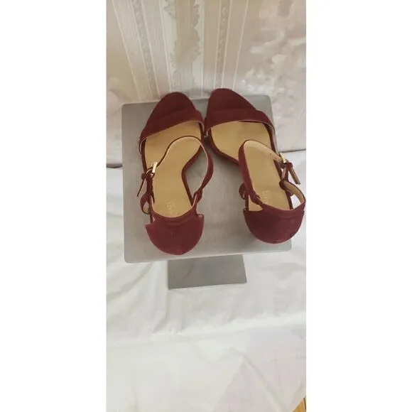 Michael Kors Red Ankle Strap Sandals