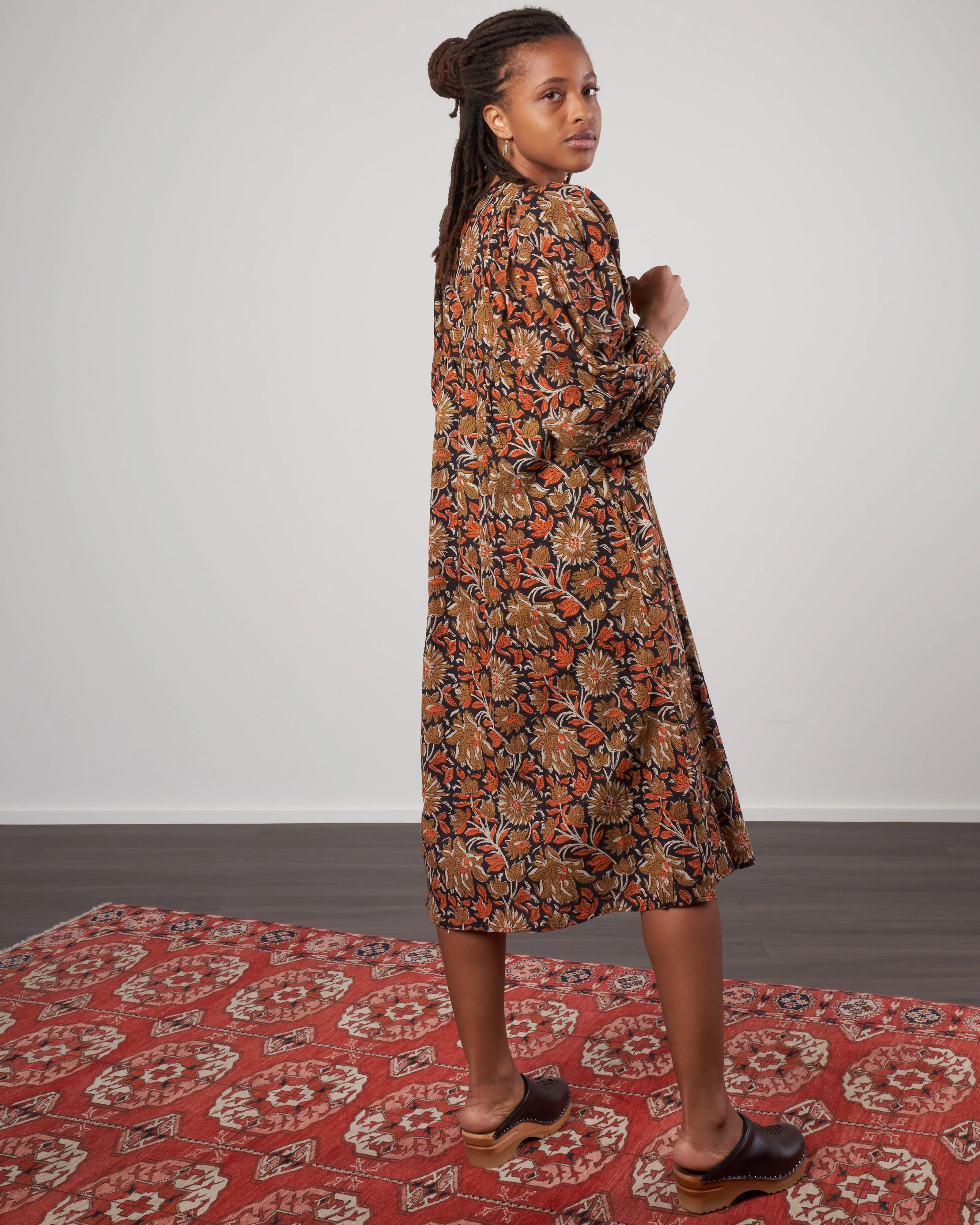 michelle dress - sunset floral