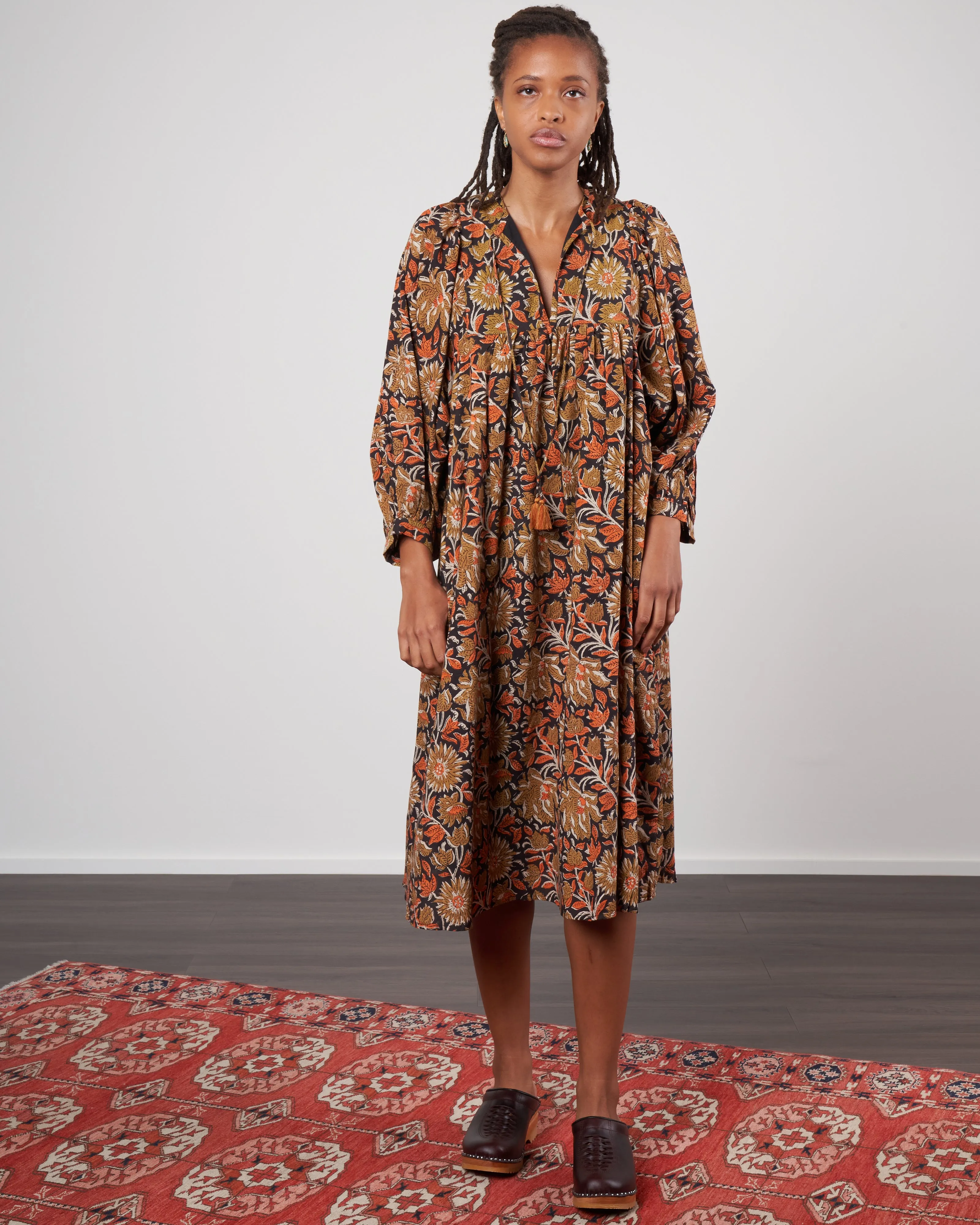 michelle dress - sunset floral