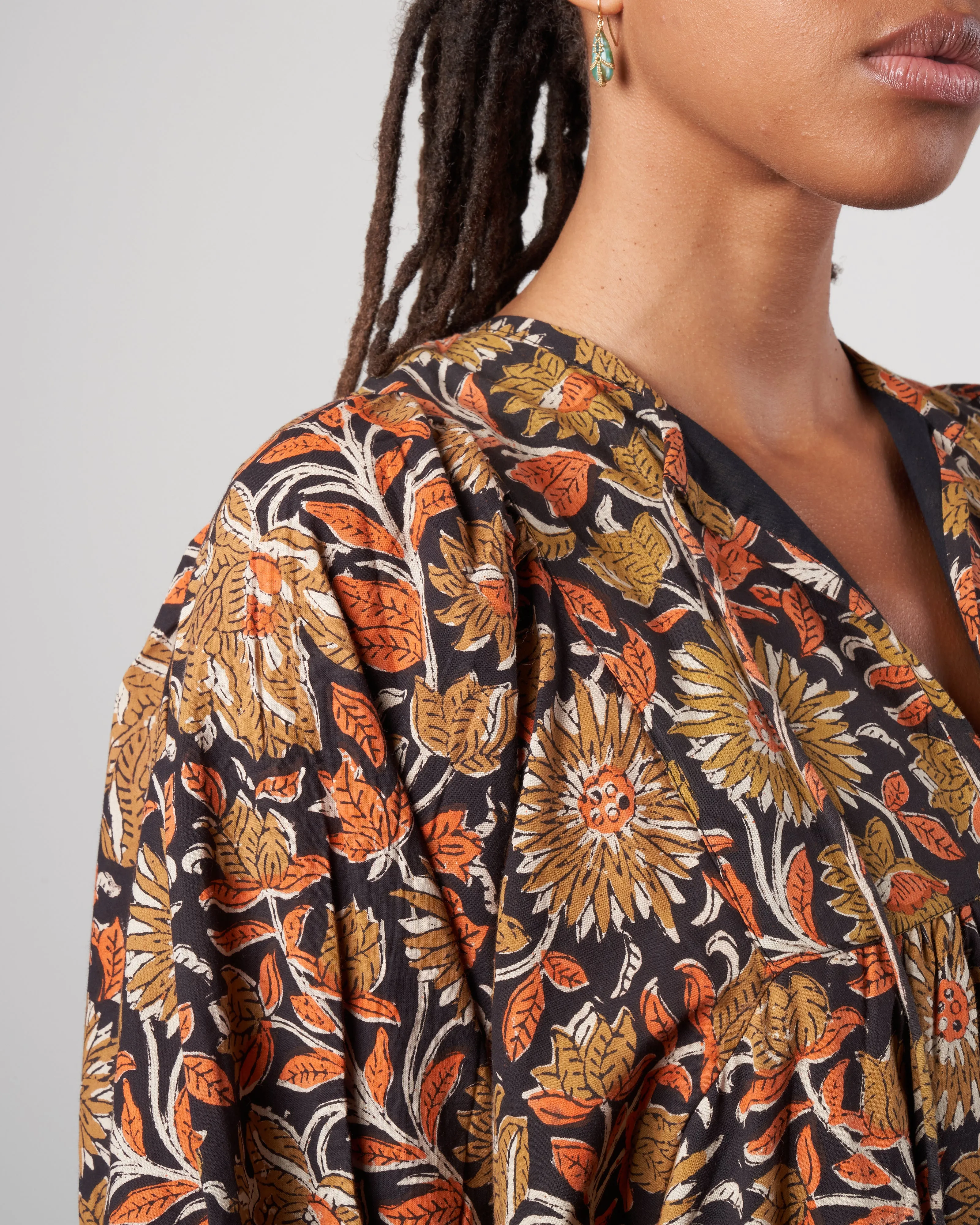 michelle dress - sunset floral