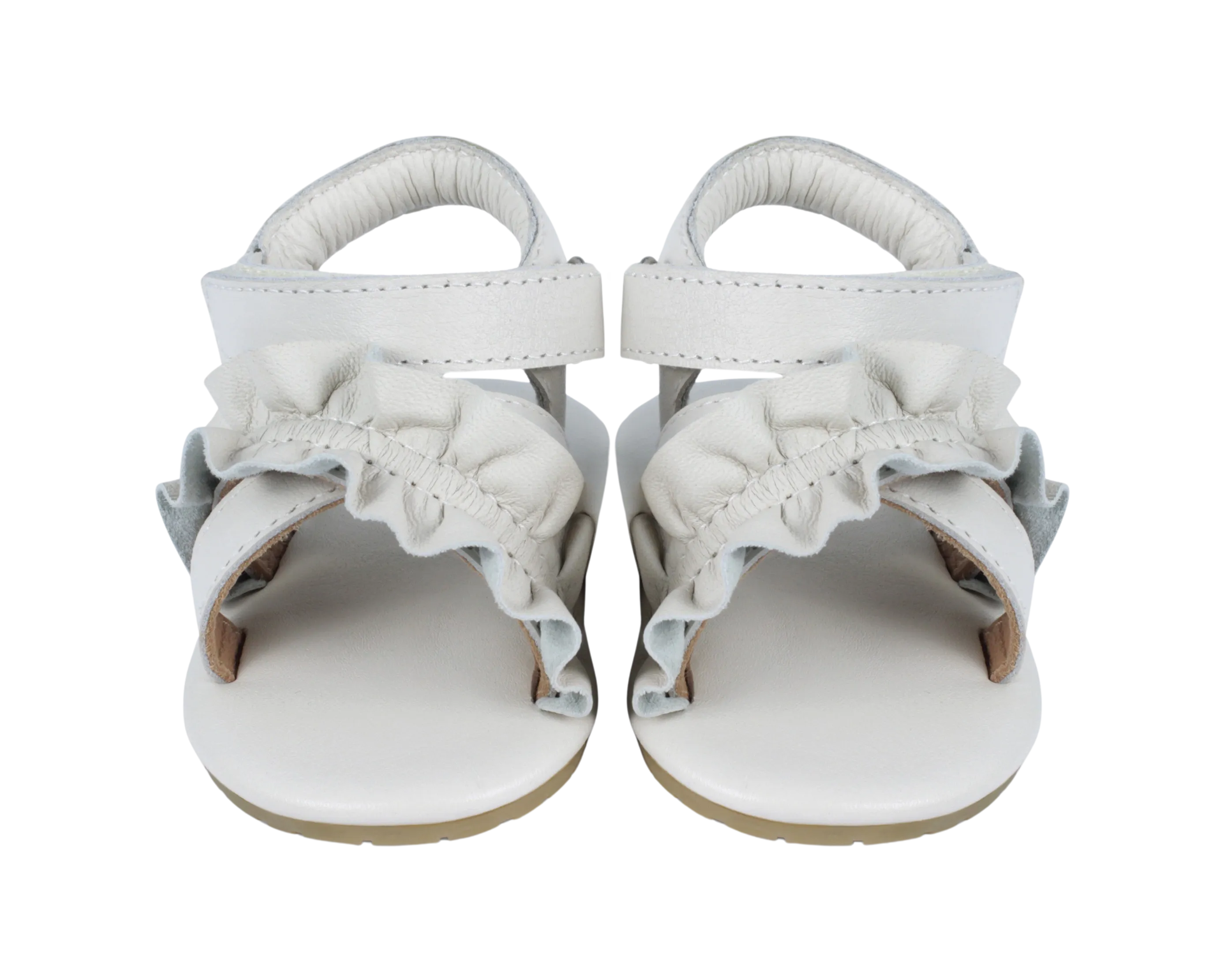 Miene Sandals | Off White Leather