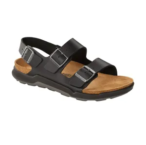 Milano Cross Town Waxy Leather (Regular Width) - Black