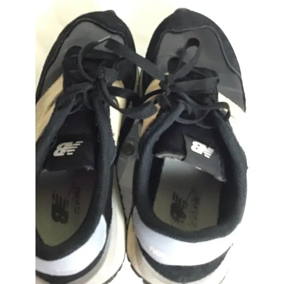 New Balance 237 Mens Low top Running Sneakers Sz. 9 Black/Ivory EUC Athleisure
