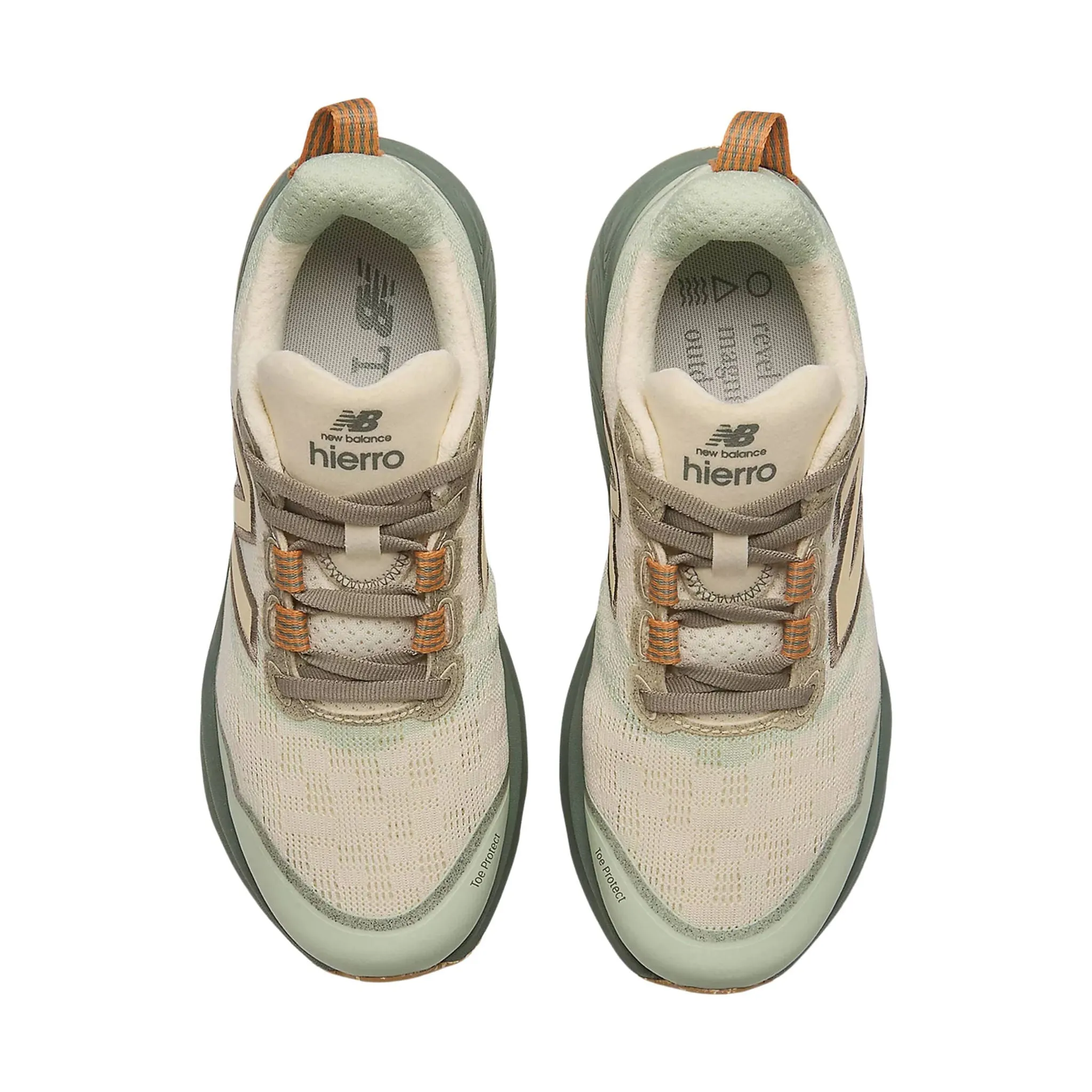 New Balance Women's Fresh Foam X Hierro v9 Trail Shoes - Calcium With Dark Juniper