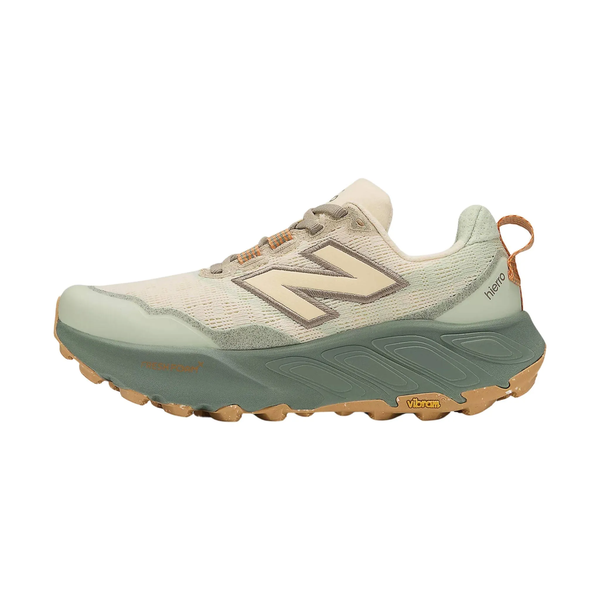 New Balance Women's Fresh Foam X Hierro v9 Trail Shoes - Calcium With Dark Juniper