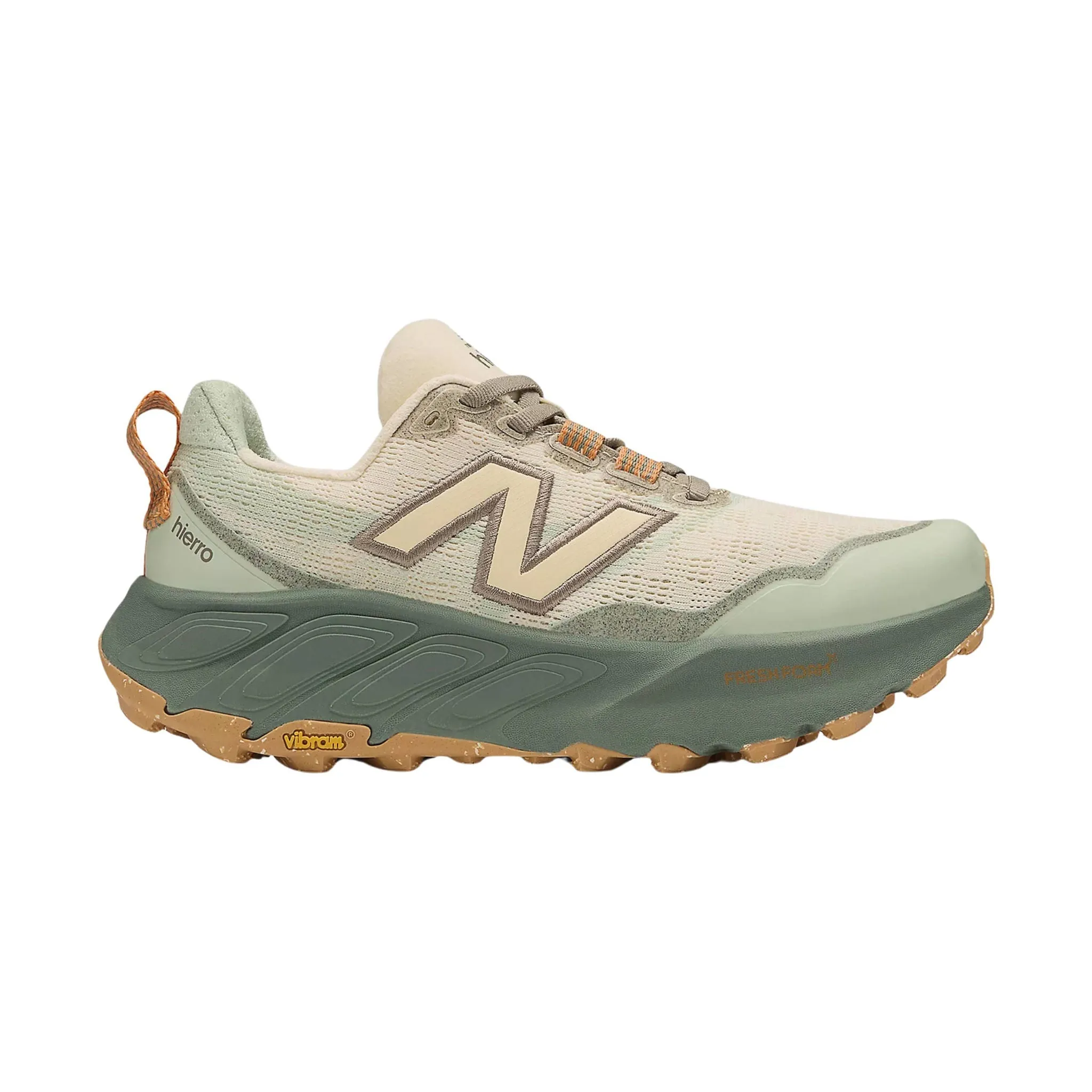 New Balance Women's Fresh Foam X Hierro v9 Trail Shoes - Calcium With Dark Juniper