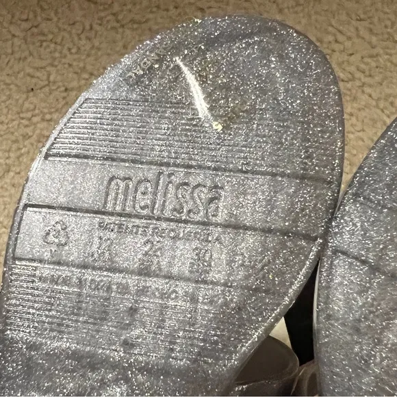 NEW Mel by Mini Melissa Classy Silver Sandals