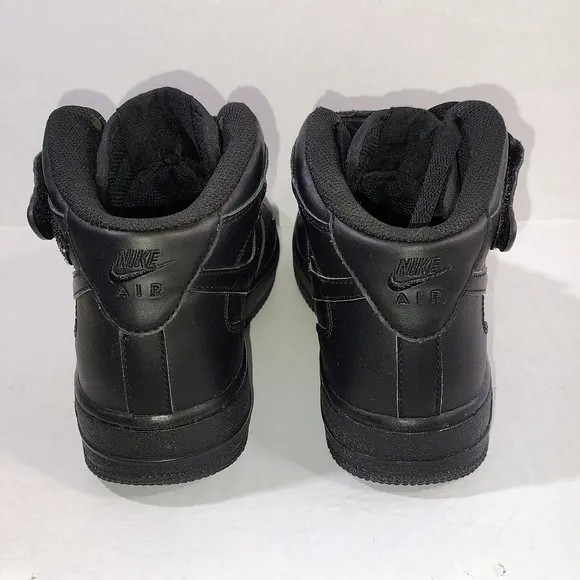 Nike Air Force 1 Black Sneakers Youth Size 5.5