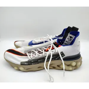 Nike Mens React WR ISPA AR8555-100 White Running Shoes Sneakers Size 10