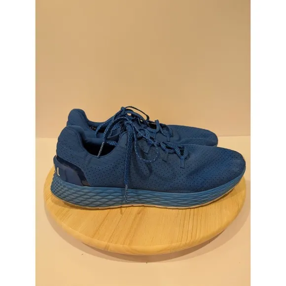 NoBull Ripstop Runner Blue Gum Soles Running Shoes Sneakers Mens Size 12.5