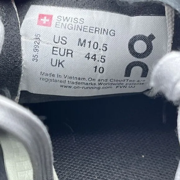On Running Cloudflow 3.0 Alloy/Magnet Men's Athletic Training Sneakers Size 10.5