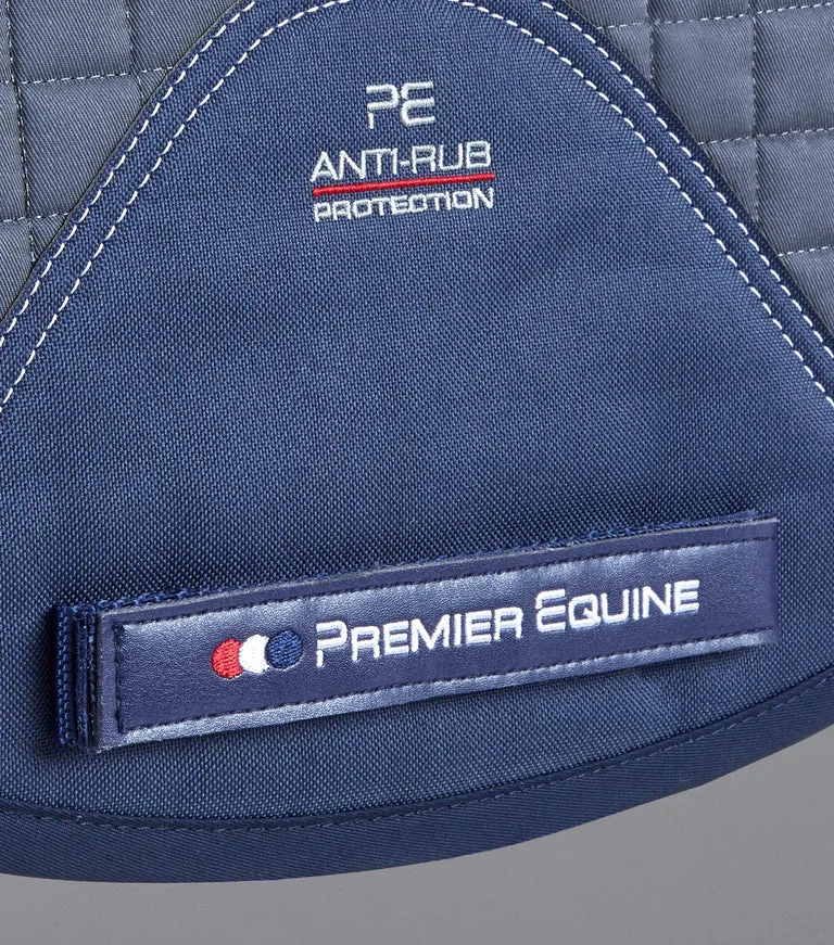 PEI Close Contact Euro Cotton Dressage Pad (Grey)