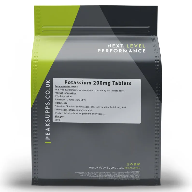 Potassium 200mg Tablets