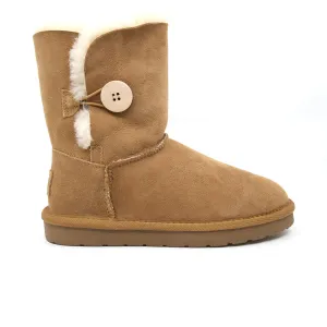 Premium Short Button Boots Australian Made