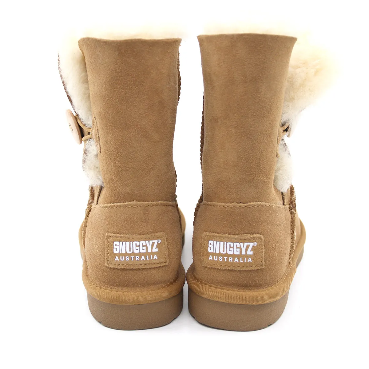 Premium Short Button Boots Australian Made