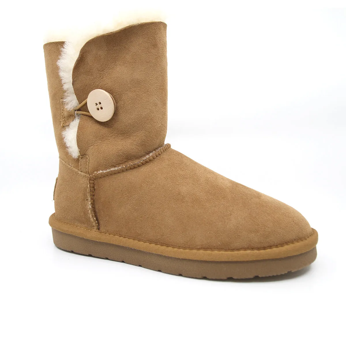 Premium Short Button Boots Australian Made