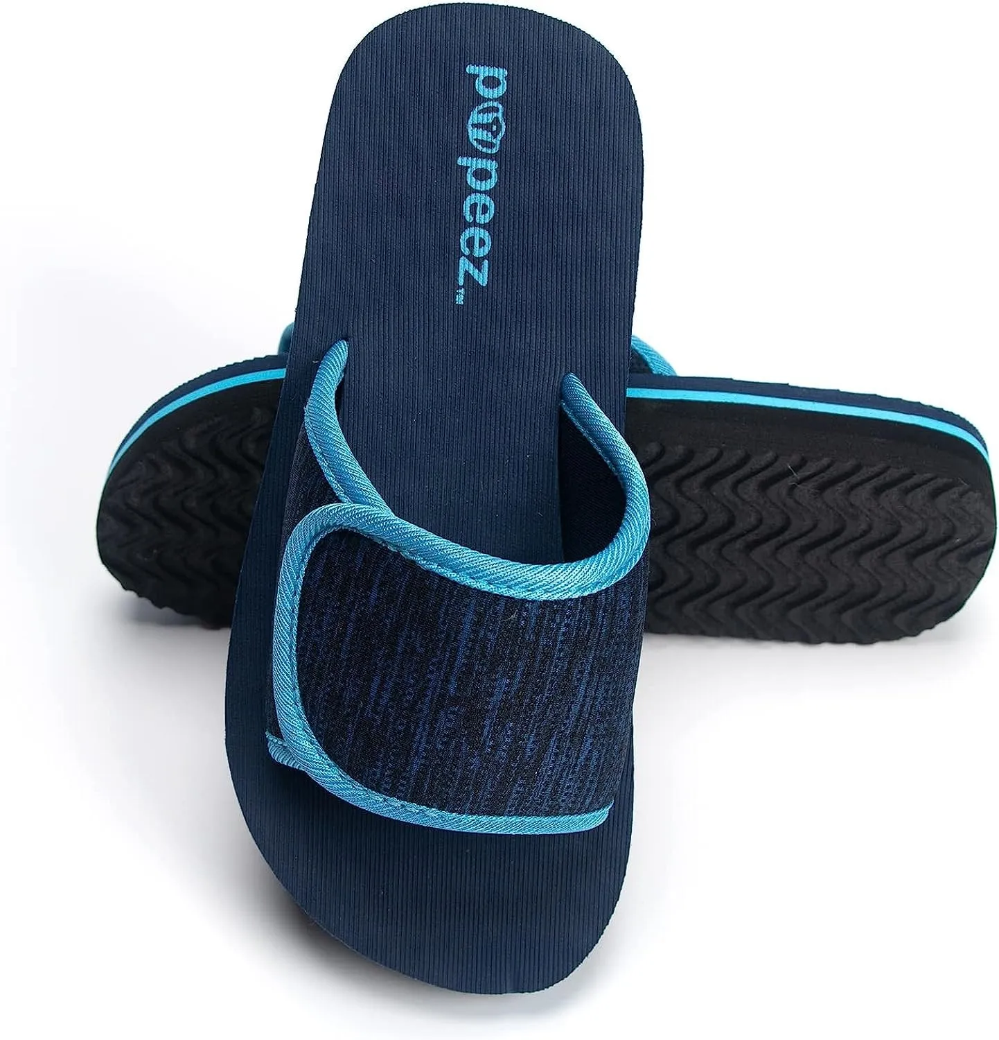 Pupeez Boys Open Toe Slipper Sandals for Indoor/Outdoor Fashion Father and Son Matching Slippers