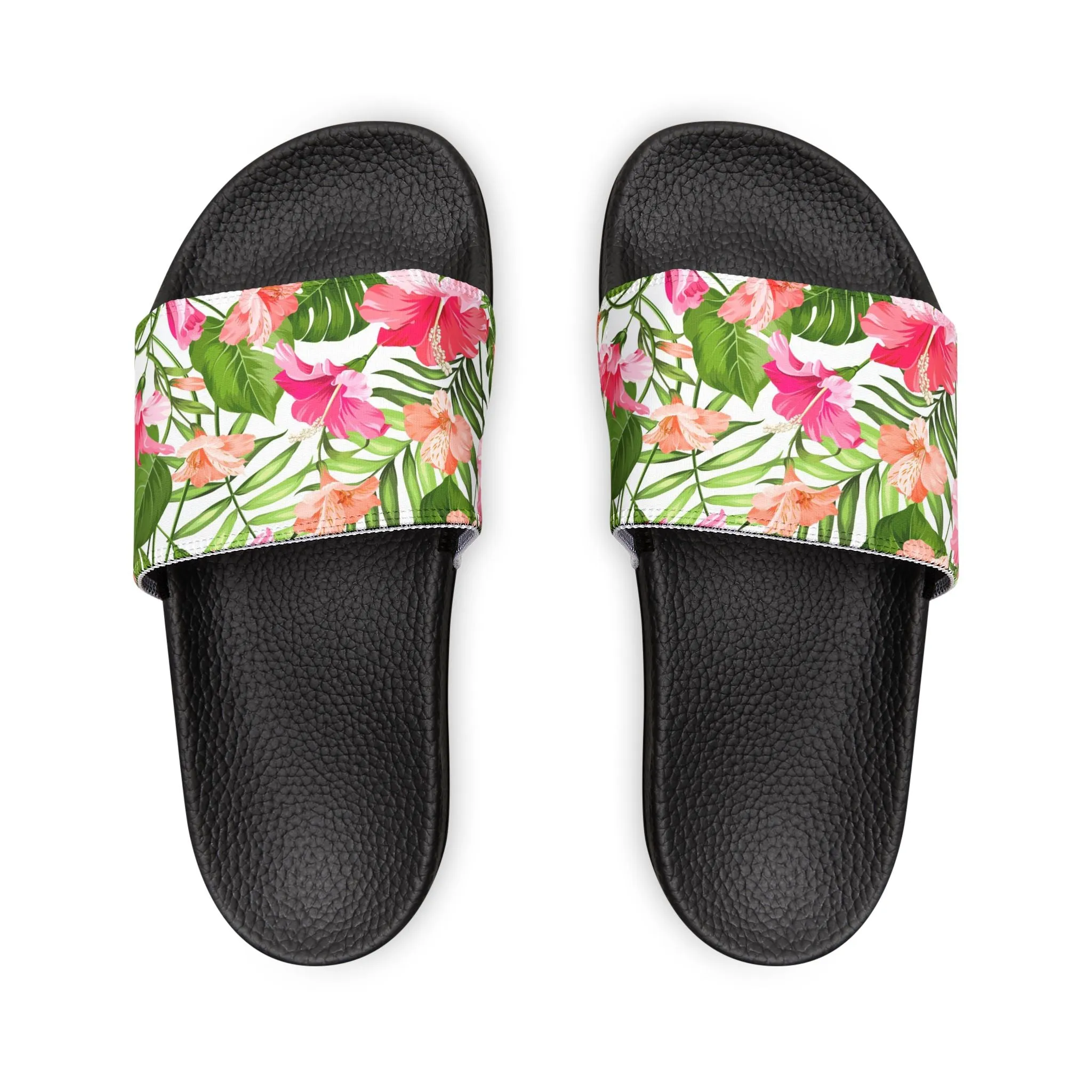 "Blooming Hibiscus" Men's Beach Sandals