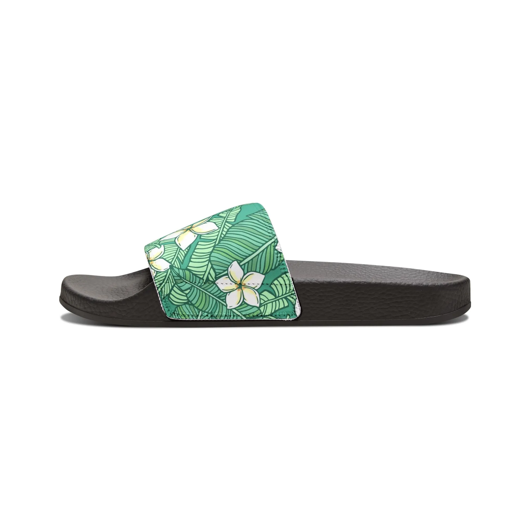 "Jasmine Palm Paradise" Men's Beach Sandals