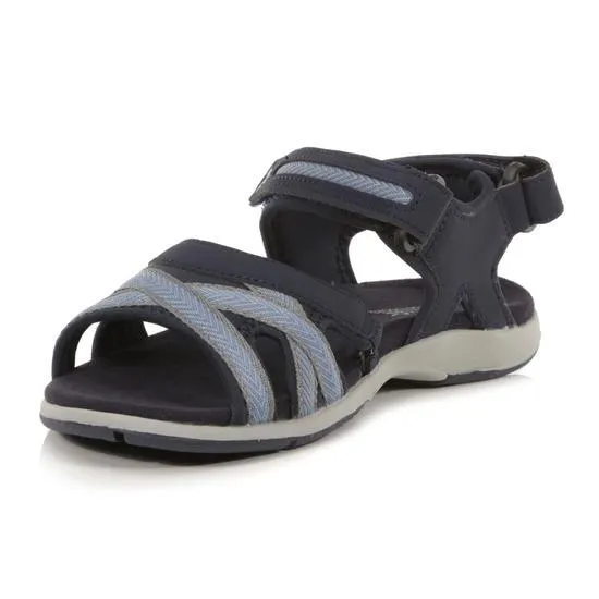Regatta Santa Clara Lightweight Sandals - Navy Blue Skies
