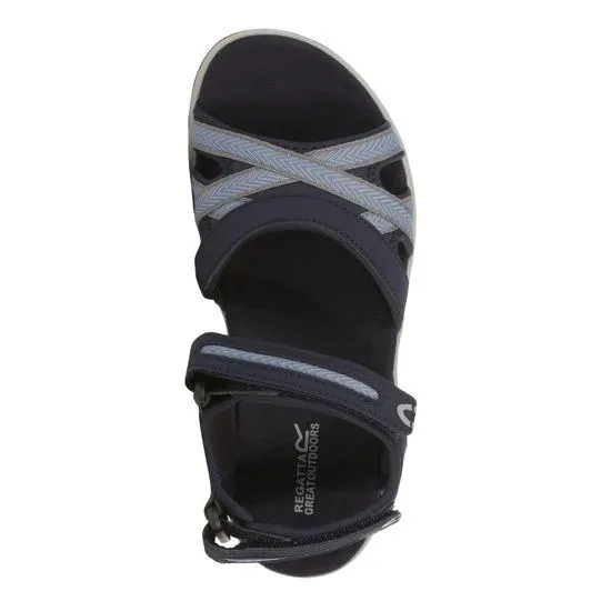 Regatta Santa Clara Lightweight Sandals - Navy Blue Skies