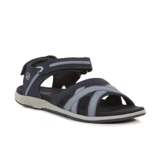 Regatta Santa Clara Lightweight Sandals - Navy Blue Skies
