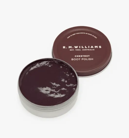 Rm Williams Stockman boot polish - Black or Chestnut