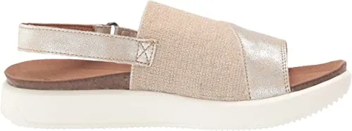 Rockport Women's Kyra W Sling, PLATINUM, 8 Medium