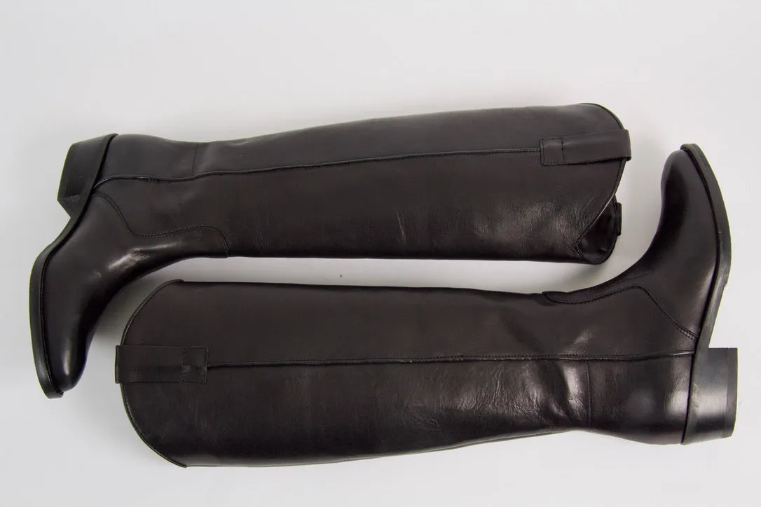 Salome Tall Black Western Boots