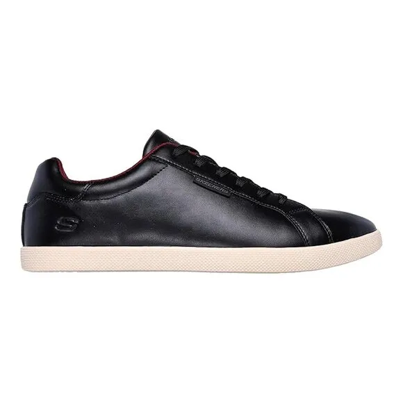 Skechers Men's Street Placer Berwick Sneaker - Black, Size 11