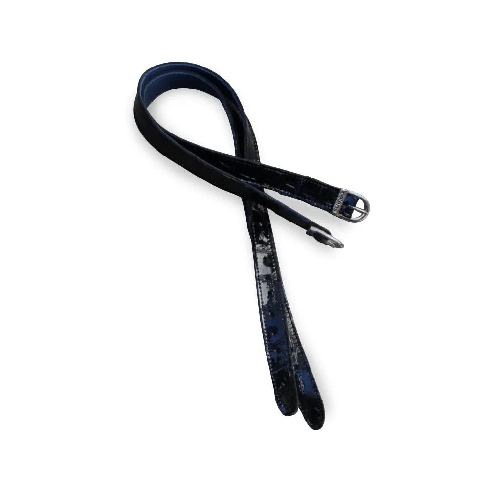 Spur straps Navy blue gloss