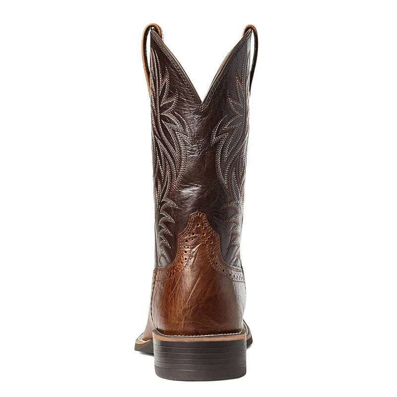 Square Toe Embroider Cowboy Western Men Boots