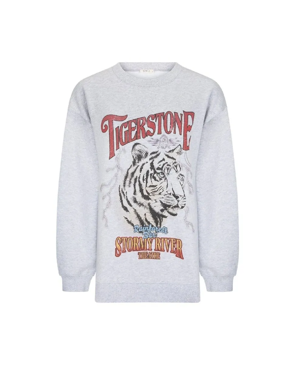 Stormy River Sweatshirt Grey Marle
