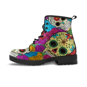 Sugar Skull and Roses - Boots