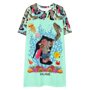 T-shirt dress Medusa Reef 'Ocean'
