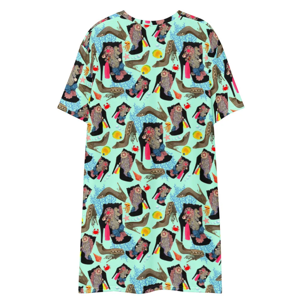 T-shirt dress Medusa Reef 'Ocean'
