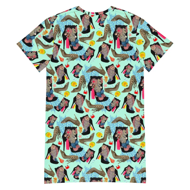 T-shirt dress Medusa Reef 'Ocean'