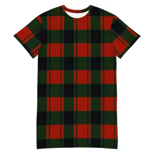 T-shirt dress Plaid