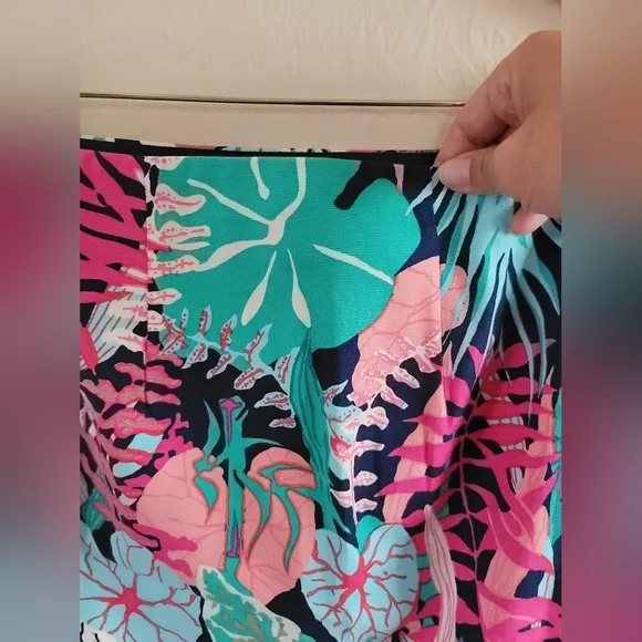 Talbots Tropical Botanical Skirt‎ , Multicolor, Size 2