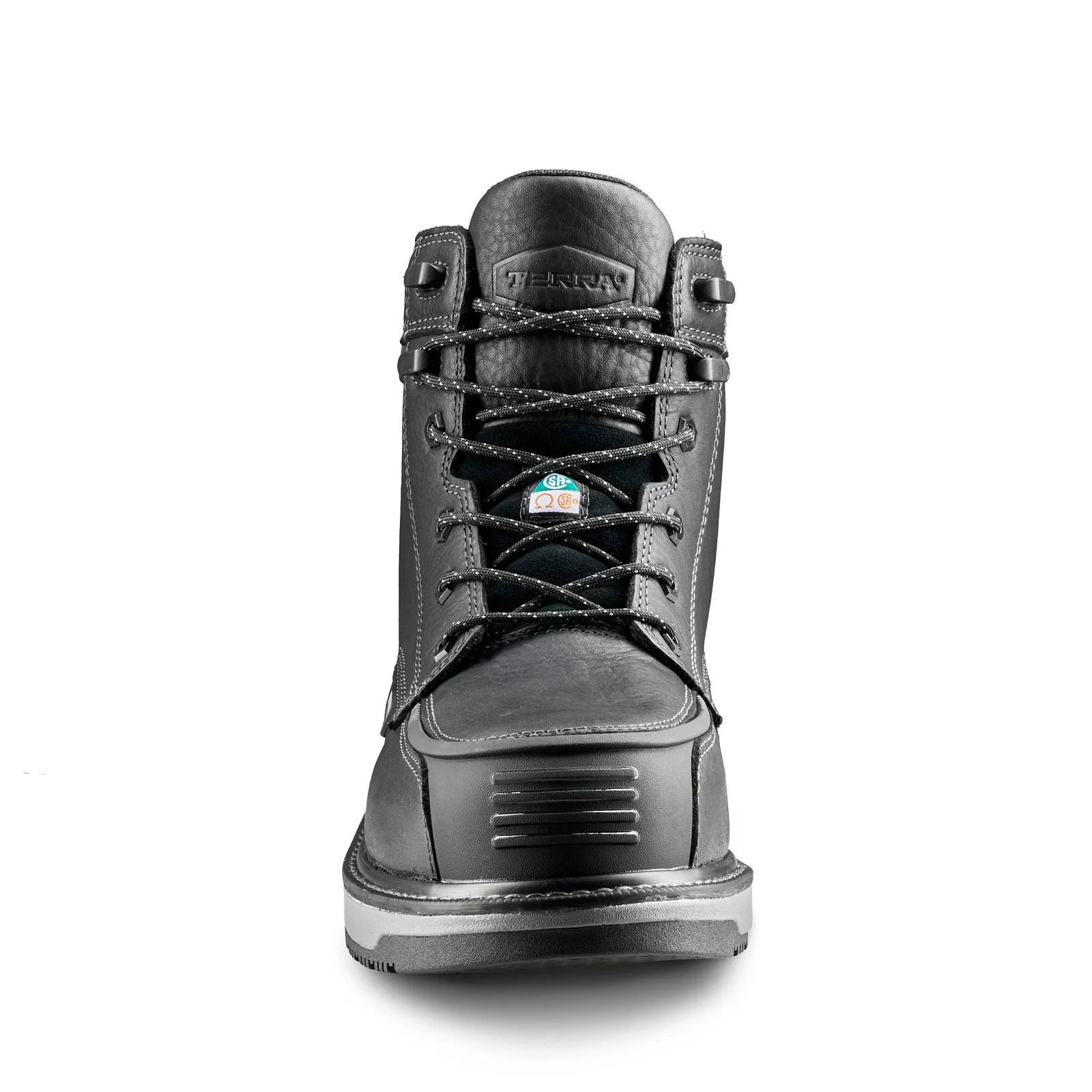 Terra Men's Ironstone 6" Comp Toe WP Safety Work Boot- Black- 839GBK