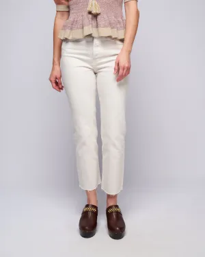 the monaghan mom jean - cream color denim