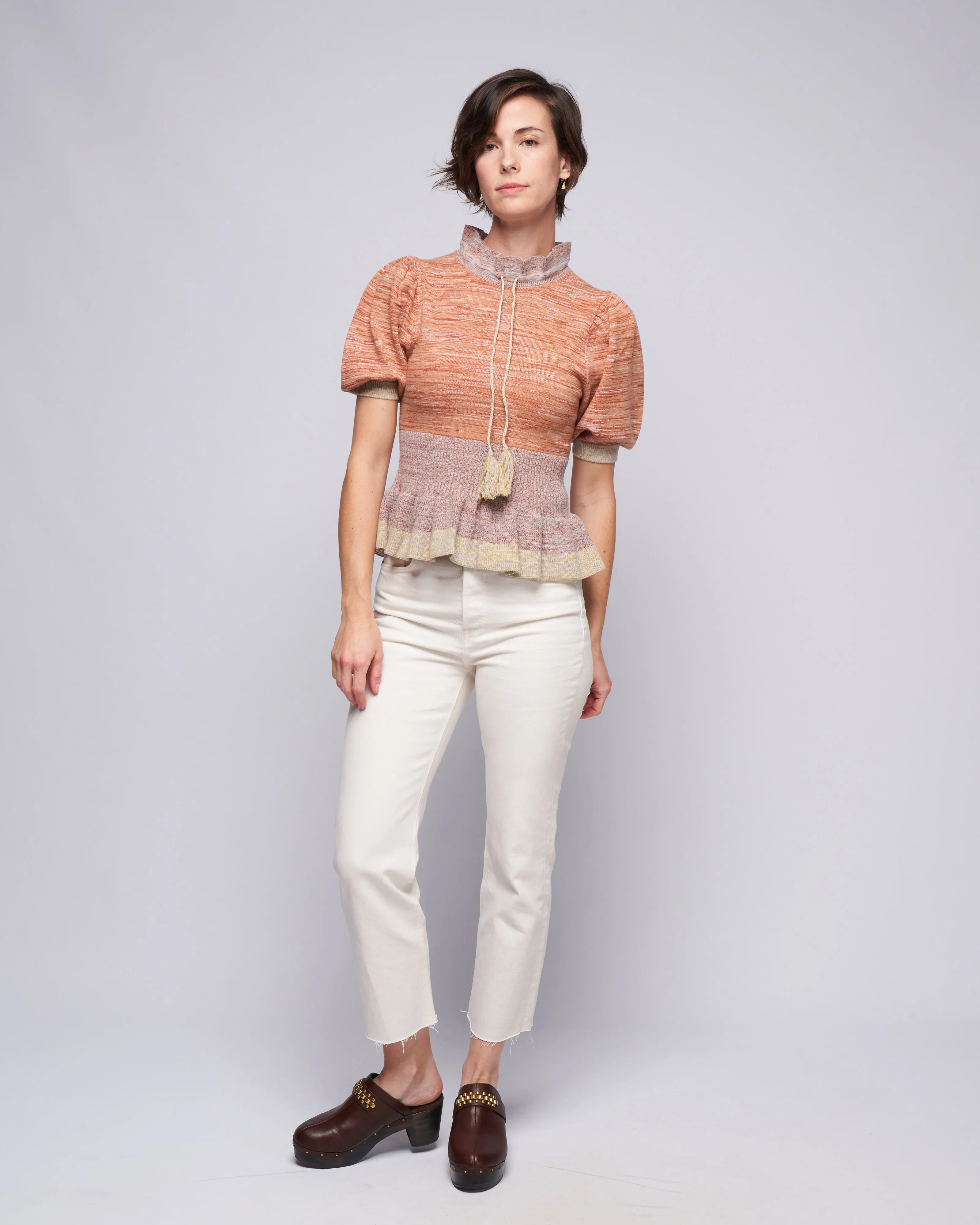 the monaghan mom jean - cream color denim