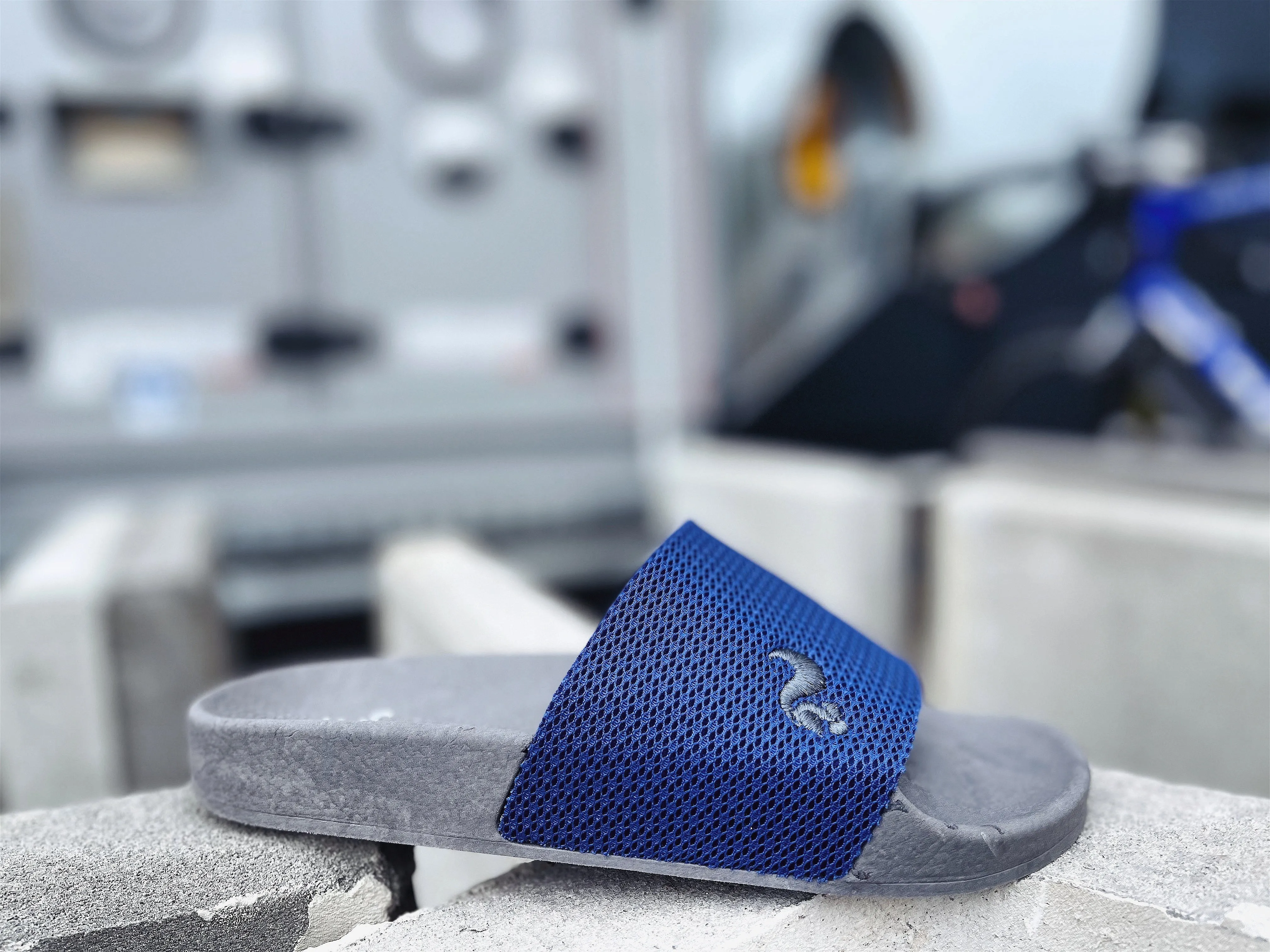 thies 1856 ® Eco Beach Slide vegan blue grey (W/M/X)