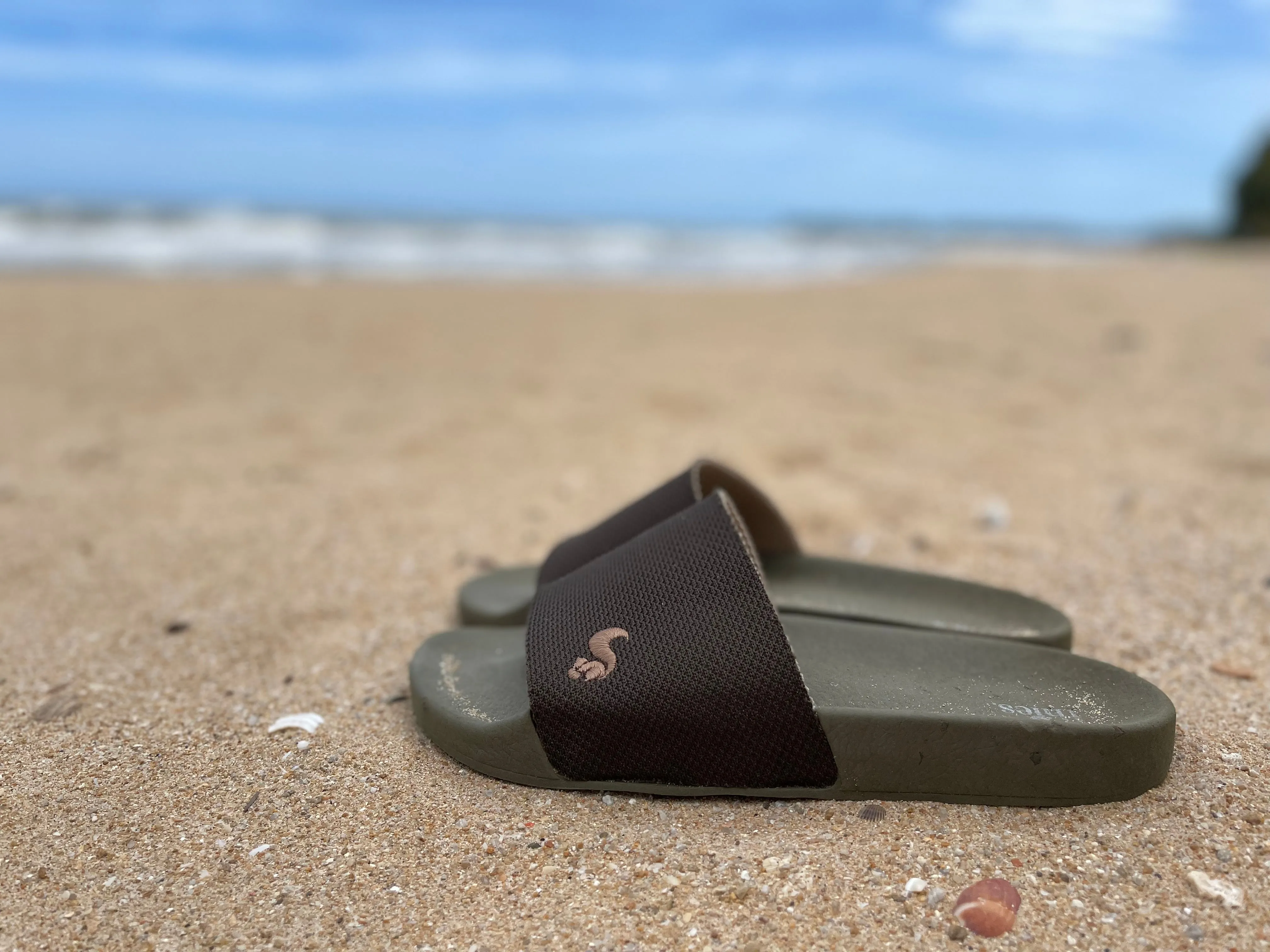 thies 1856 ® Eco Beach Slide vegan olive beige (W/M/X)