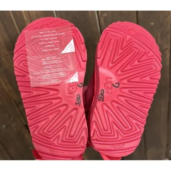 UGG TODDLER SIZE 7 PINK BAILEY BOW BOOTS ADORABLE