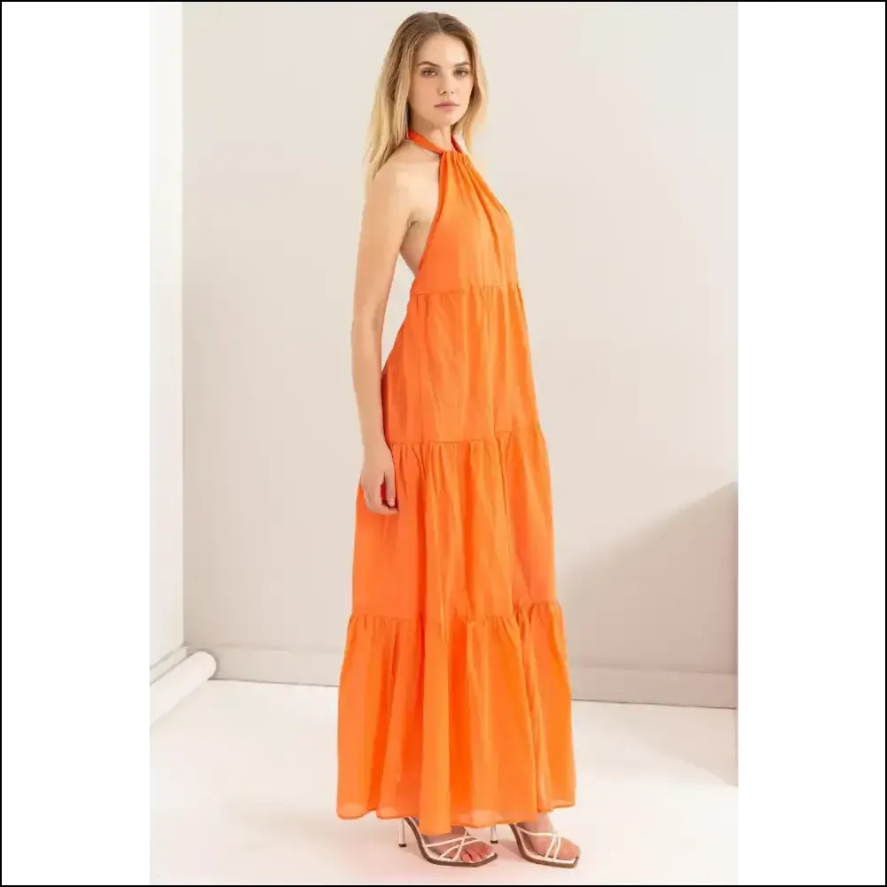Unleash your Inner Goddess: Needful Things Halter Neck Maxi Dress Magic✨